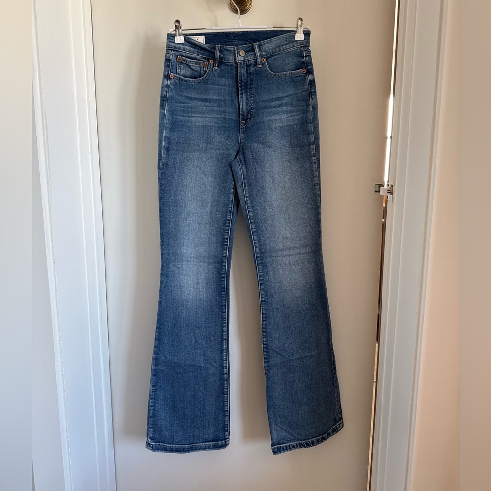 Gap medium wash flare jeans